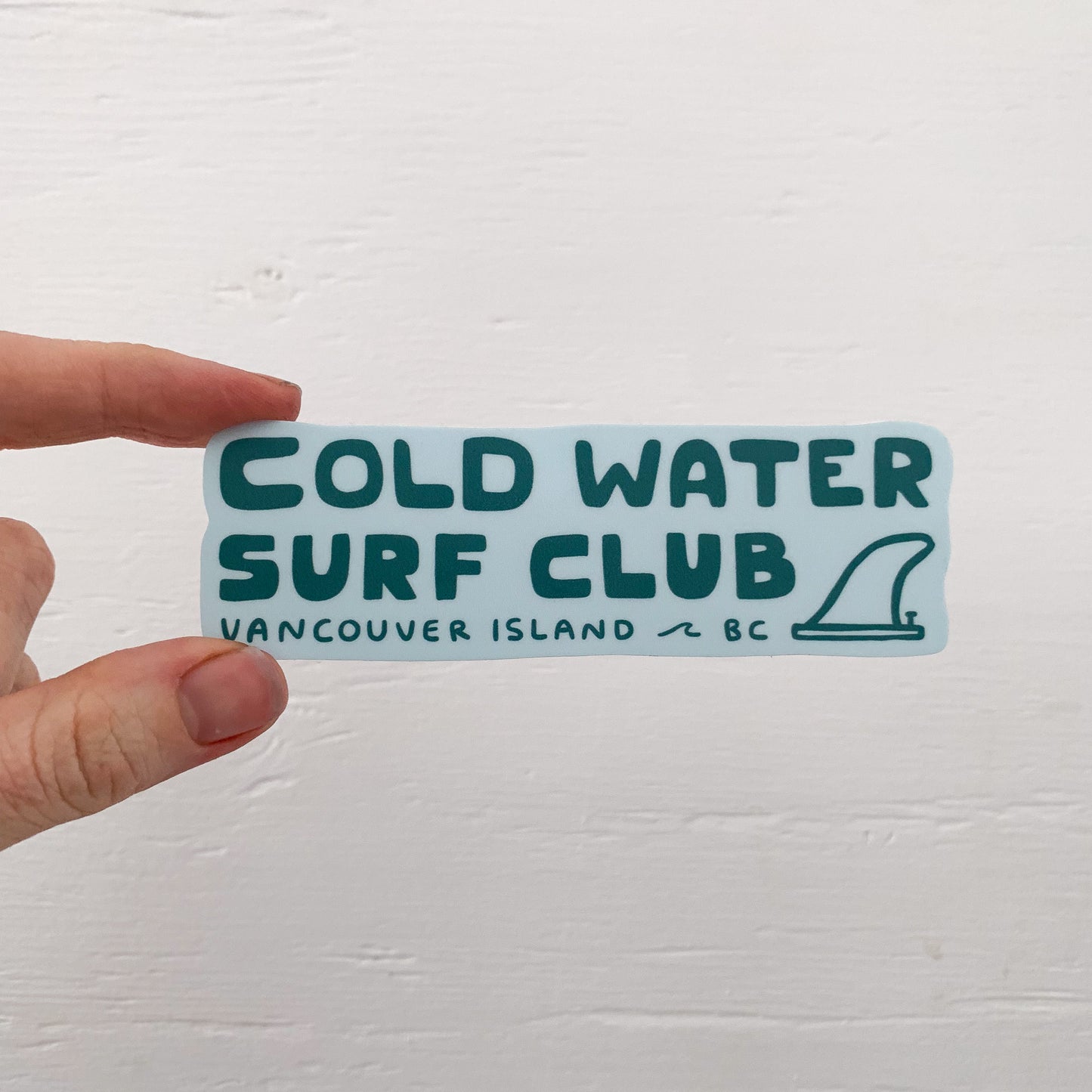 Cold Water Surf Club Sticker