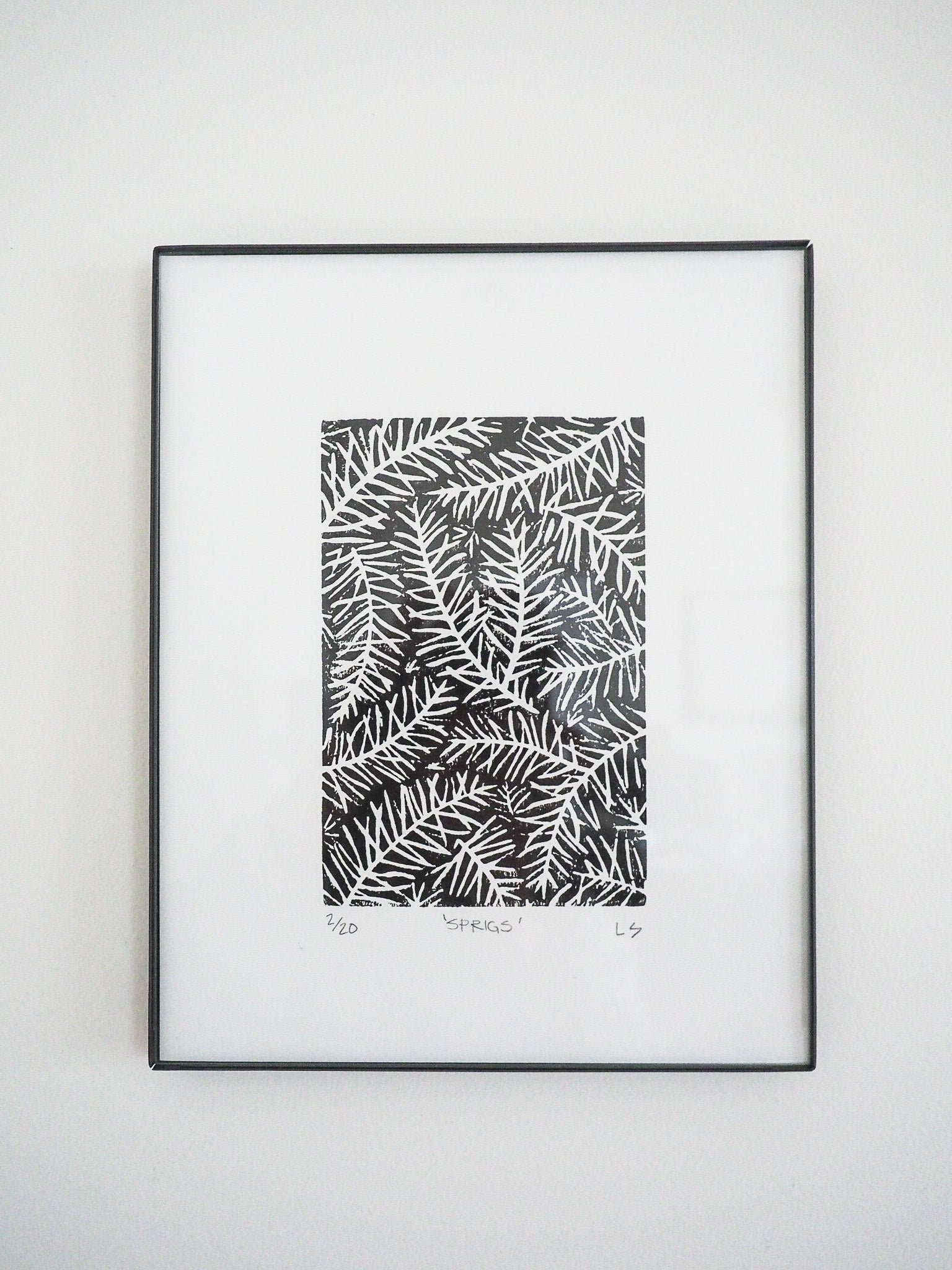 Leaf Lino Print Tropical Leaf, Hand Carved, Hand Printed Lino Design. Home  Decor. Wall Art. Leaf Illustration. Leaf Print. Tropical Leaves 