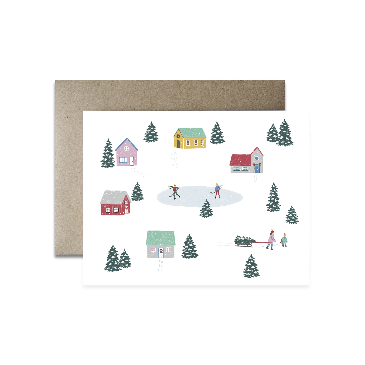 Christmas Village Card