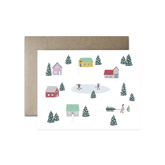 Christmas Village Card