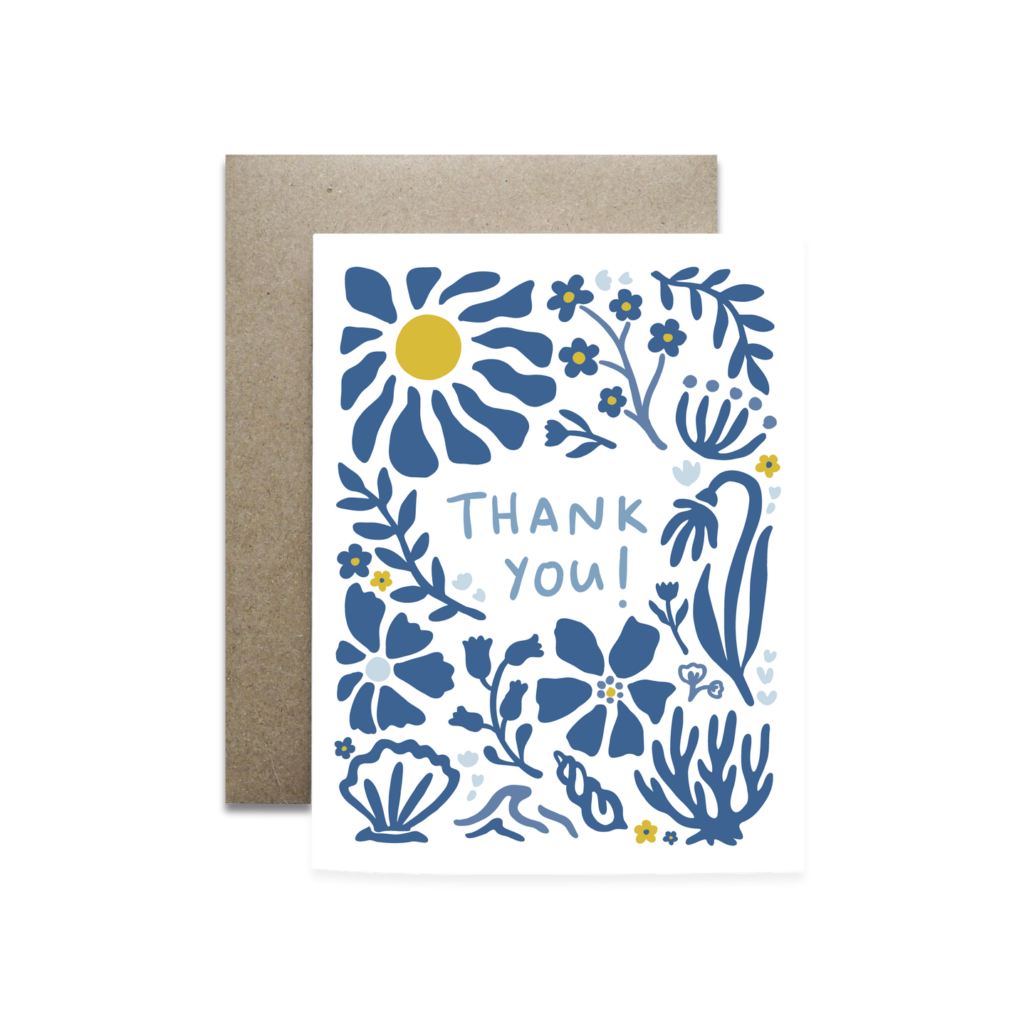 Floral Thank You Card